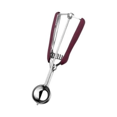 Imagem de Colher De Biscoito De Aço Inoxidável Grande, Média E Pequena, Multiuso