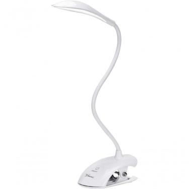 Imagem de Luminária De Mesa Touch 14 Leds Ajustavel Garra Branca