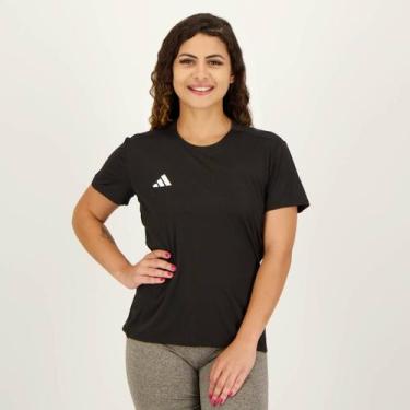 Imagem de Camiseta Adidas Adizero Essentials Feminina Preta, G