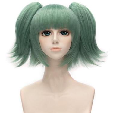 Imagem de Perucas, assassinatos, salas de aula, cosplay de Halloween, verde clar