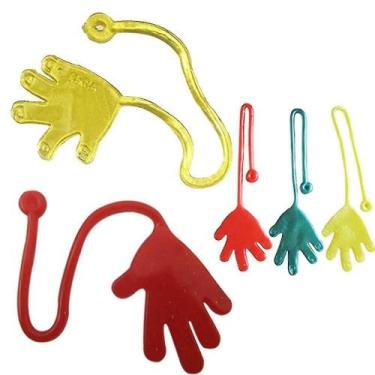 Imagem de Brinquedo elástico para mãos, borracha infantil XIANQI, 10 cm, 12 peça