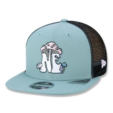 Imagem de BONE 9FIFTY ORIGINAL FIT A-FRAME TRUCKER SNAPBACK ABA RETA RETRO SOUNDTRACK AZUL NEW ERA-Masculino