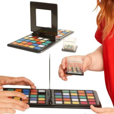 Imagem de Jogo de Tabuleiro Cubo Mágico Raciocínio Lógico Educativo com Blocos D