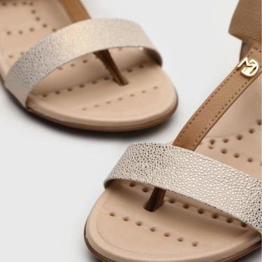 Imagem de Sandália Modare Ultraconforto Calce Fácil Tan Ouro Rosado, Tan, Ouro, 