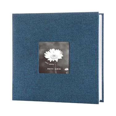 Imagem de Álbum De Fotos Com Capa De Linho De 6 Polegadas, 200 Folhas Com Bolsos