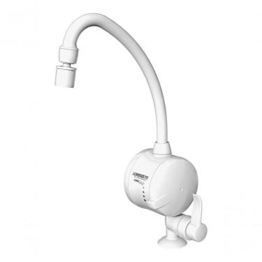 Imagem de Torneira Elétrica Loren Easy Branca Para Mesa 220V 5500w