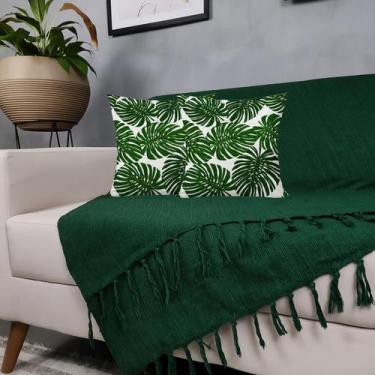 Imagem de Kit 1 Manta Para Sofá 2,40 X 1,80 + 2 Capas de Almofada Cor:09 - Dicaz