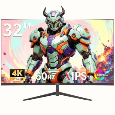 Imagem de Monitor UHD 4K de 32 polegadas (3840 x 2160), IPS, taxa de atualização de 60 Hz, 100% sRGB, AMD FreeSync, ângulo de visão de 178°, HDMI/DisplayPort, compatível com montagem VESA 100 x 100 mm