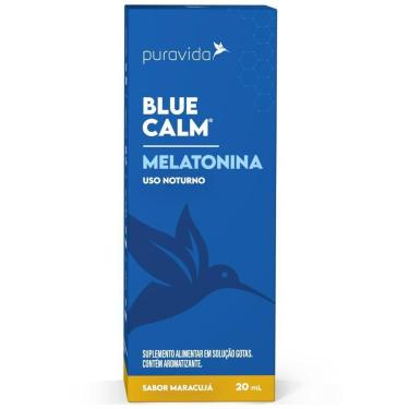 Imagem de Melatonina Blue Calm Maracuja Gotas 20ml - PuraVida-Unissex