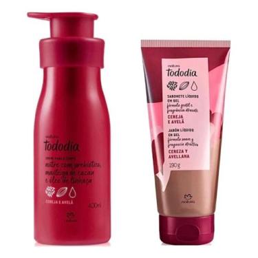 Imagem de Kit Natura Cereja e Avelã Sabonete Liquido+Hidratante