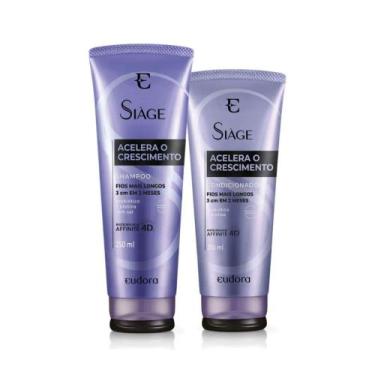 Imagem de Combo Acelera o Crescimento Siàge Eudora Shampoo+Condicionador Tratame