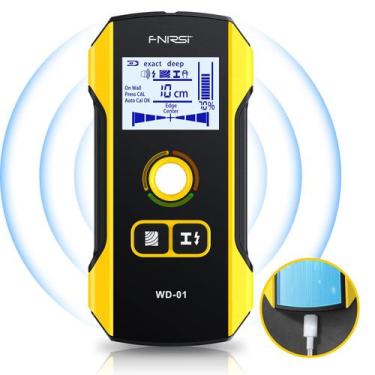 Imagem de Scanner de parede Stud Finder FNIRSI 6 em 1 para pinos de madeira e me