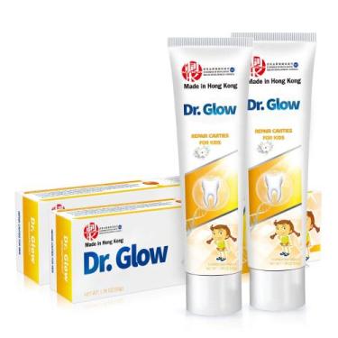 Imagem de Creme dental infantil Dr. Glow para reparação de cáries, creme dental 