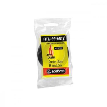 Imagem de Fita Isolante Adelbras 5Mx19Mm Preta