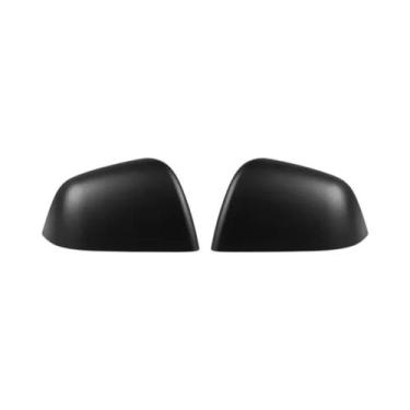 Imagem de Capa De Espelho Retrovisor Em Fibra De Carbono ABS Para Tesla Model 3 