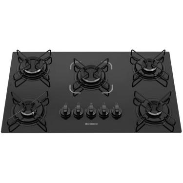 Imagem de Cooktop 5 Bocas a Gás GLP Itatiaia Preto Essencial, Preto, Bivolt