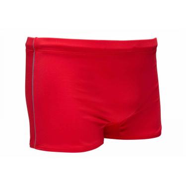 Imagem de Sunga Boxer Comprida com Vivos Laterais Maré Brasil Vermelho 968