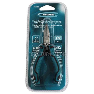 Imagem de Mini Alicate Bico Longo Reto Reforçado GROSS 1783655