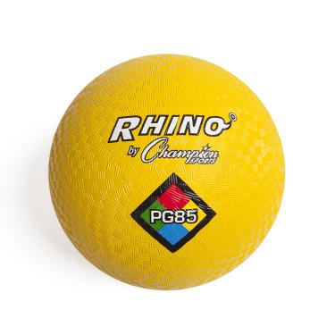 Imagem de Champion Sports Bolas Rhino Playground 21 cm D - Duas camadas, ferida de nylon, amarelo