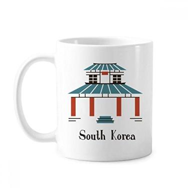 Imagem de South Korea Landmarks Caneca clássica The Phylum Caneca de cerâmica branca presente com alças 350 ml