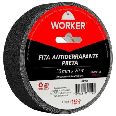 Imagem de Fita antiderrapante preto 50mmx20m - worker