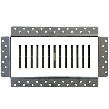 Imagem de Melhor 10.2 cm x 25.4 cm Invisagrille removível para parede e teto capa de ventilação magnética, grade de placa de cimento reforçada com fibra tripla, capa de ventilação pintável HVAC com primer