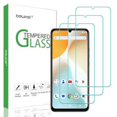 Imagem de beukei (Pacote com 3) Projetado para BLU G44 / BLU G64 protetor de tela de vidro temperado, dureza 9H