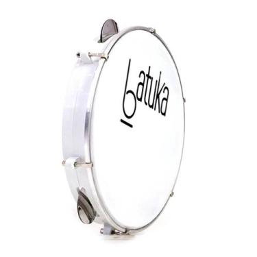 Imagem de Pandeiro 10 ABS Batuka 60045S - LUEN, Branco