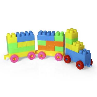 Imagem de Caixa de Blocos Montar e Desmontar Interativo Para Crianças - Paki Toy