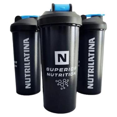 Imagem de Coqueteleira Blueblack Nutrilatina 600 ml
