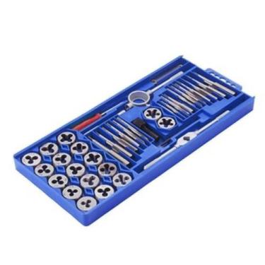 Imagem de Jogo de Macho e Tarracha 40 peças abrir rosca grossa ou fina - WESTERN