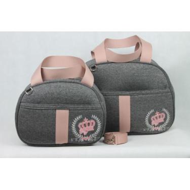 Imagem de Kit de Bolsas Maternidade A PRONTA ENTREGA Menino Menina Térmica Borda
