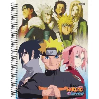 Imagem de Caderno Univ. 10 Mat. 160 fls Naruto Capa 5 - São Domingos