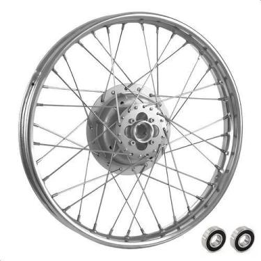 Imagem de Roda Dianteira Bros 125 /150/160 Tambor Raio 4mm com Rolamento - Tork