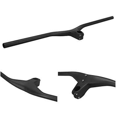 Imagem de RXL SL Guidão De Bicicleta De Carbono Guidão De Mountain Bike Risers Guidão De Carbono Mtb Guidão Integrado E Mesa Guidão De Carbono 1-1/8" Para Bicicleta Downhill 800X70