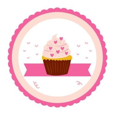 Imagem de 50 Adesivos Personalizados 4x4 Com Recorte Confeitaria Doces 01 - Cane