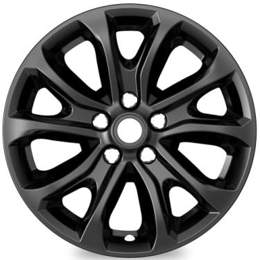 Imagem de AutoBeeDen Pacote Com 4 Películas De Roda Compatíveis Com Chevrolet Equinox 2018 2019 2020 2021, Rodas De Liga Leve De 17 Polegadas, Capas De Aro De Roda Chevy Equinox 18-21, Substituição De Calotas