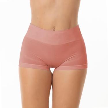 Imagem de Calcinha Cueca Box Feminina Shortinho Zero Costura Modeladora Sem Marc
