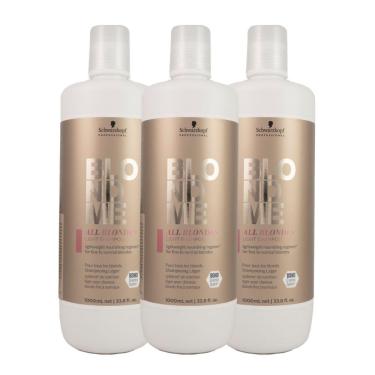 Imagem de Schwarzkopf BlondMe Light Kit 3 Shampoo 1L