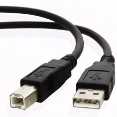 Imagem de Cabo Usb Impressora 2M Scanner Emborrachado Epson Hp Canon
