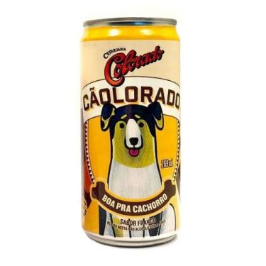 Imagem de Cerveja Para Cachorro Cãolorado Sabor Frango 269 Ml