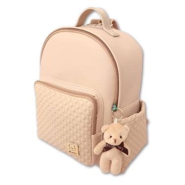 Imagem de Mochila Bolsa Maternidade Média Bebe Menina Menino Enxoval