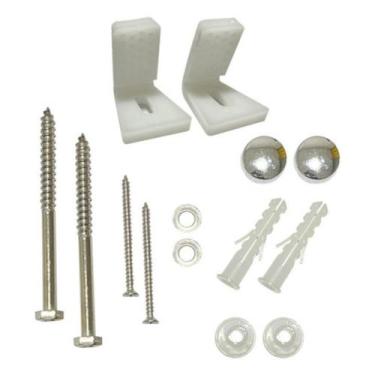 Imagem de Kit Parafuso Fixação Lateral Vasos Bacias Aço Inox - Imagine