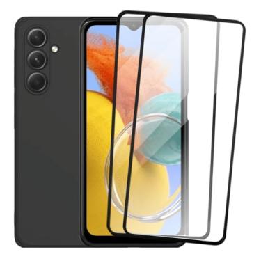 Imagem de Kit Capa Capinha Aveludada e 2 Películas de Vidro 3D Compatível Samsung Galaxy M14 - SMART E CASE