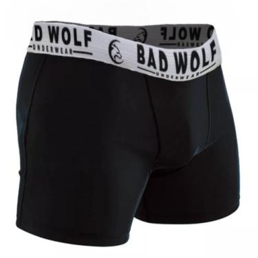 Imagem de Kit 10 unid de Cuecas Boxer Microfibra - BAD WOLF, Lisa e estampada, M