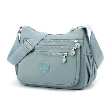 Imagem de Bolsa transversal Shoulder Bag Bolsinha Transversal Alça De Ombro Tiracolo alça de ombro (modelo 1 - verde claro)