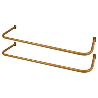 Imagem de Kit 02 Araras de Parede Cabideiro para Quarto 1,20m Lazúli - Genus Móv