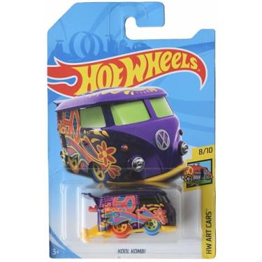 Imagem de Hot Wheels Kool Kombi, HW Art Cars 8/10 [Purple] Regular Treasure Hunt