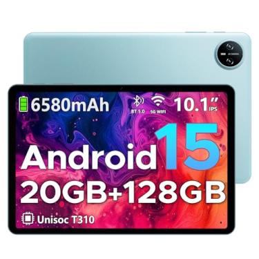 Imagem de DOOGEE Tablet Tab A9 Pro de 10 polegadas, tablet Android 15 20 GB + expansão de 128 GB/2 TB, tablets para jogos Quad Core, bateria de 6580 mAh, tela sensível ao toque 1280 x 800 IPS HD, WiFi 5G, BT5.0