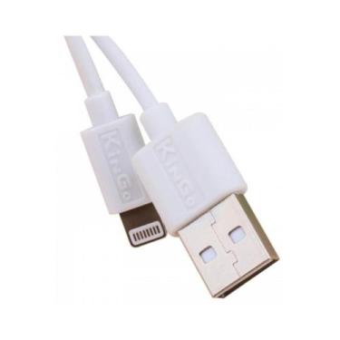 Imagem de Kit 5 Cabo De Dados Lightning Kingo 2M 2.1A Para Iphone Xs - Yellow Ce